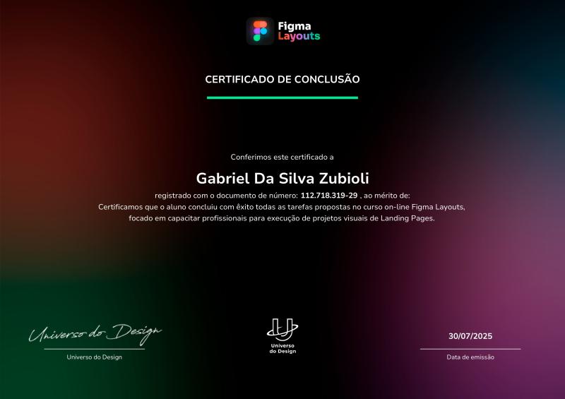 Certificado de UX
